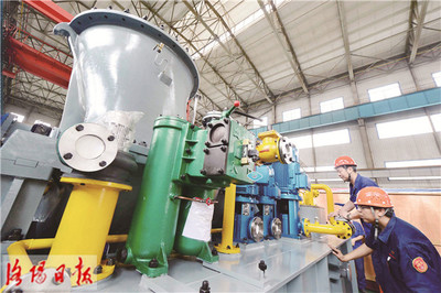 洛陽制造 新型汽輪機創新突破，市場訂單持續增長